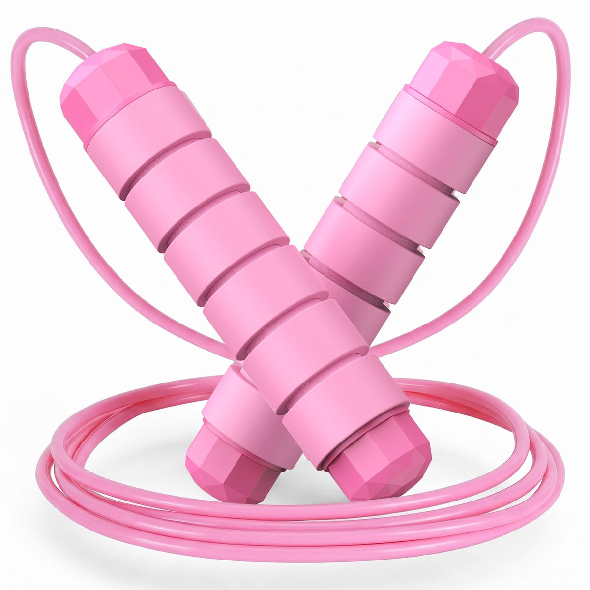 Speed Jump Rope with Ball Bearings — Adjustable, Tangle-Free