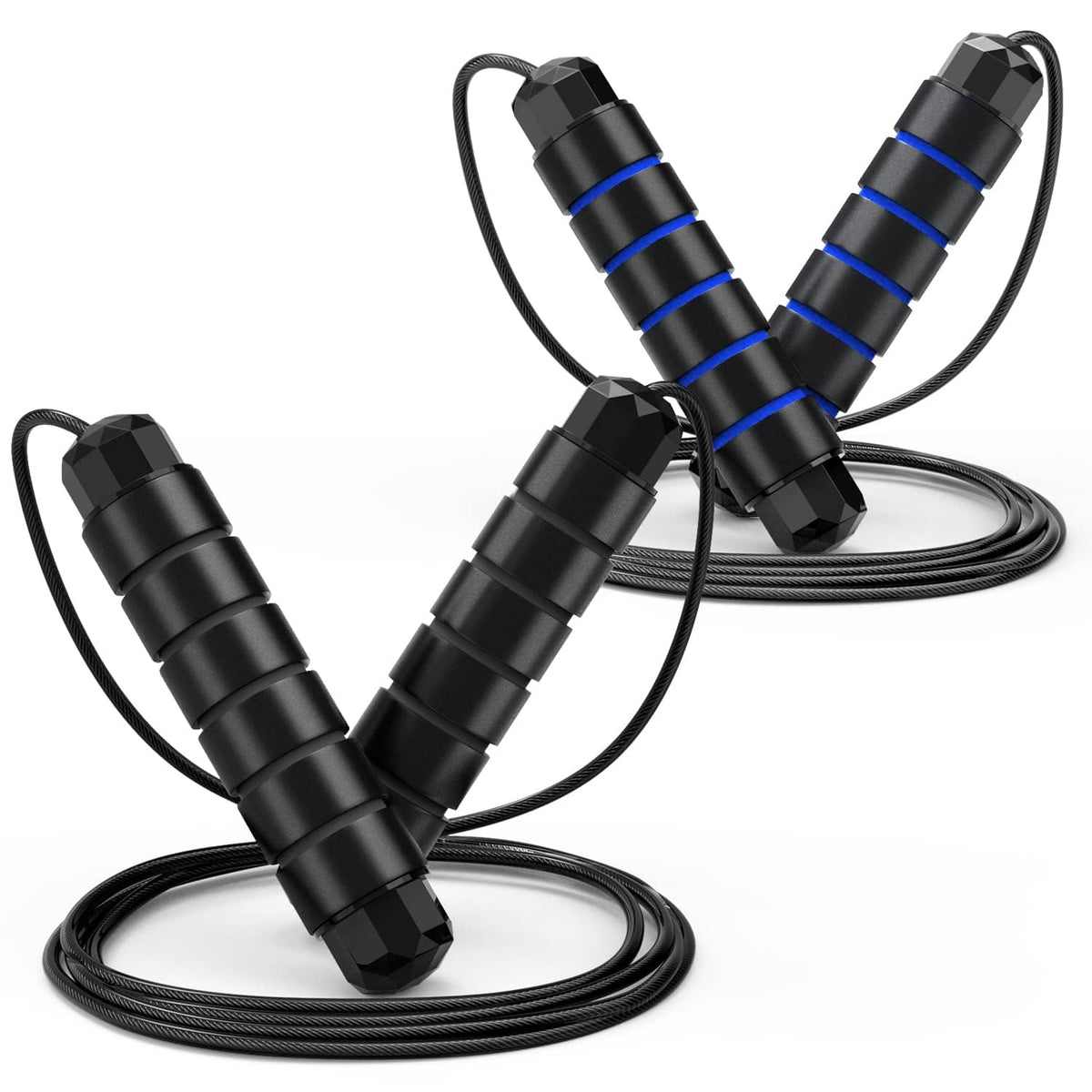 Speed Jump Rope with Ball Bearings — Adjustable, Tangle-Free