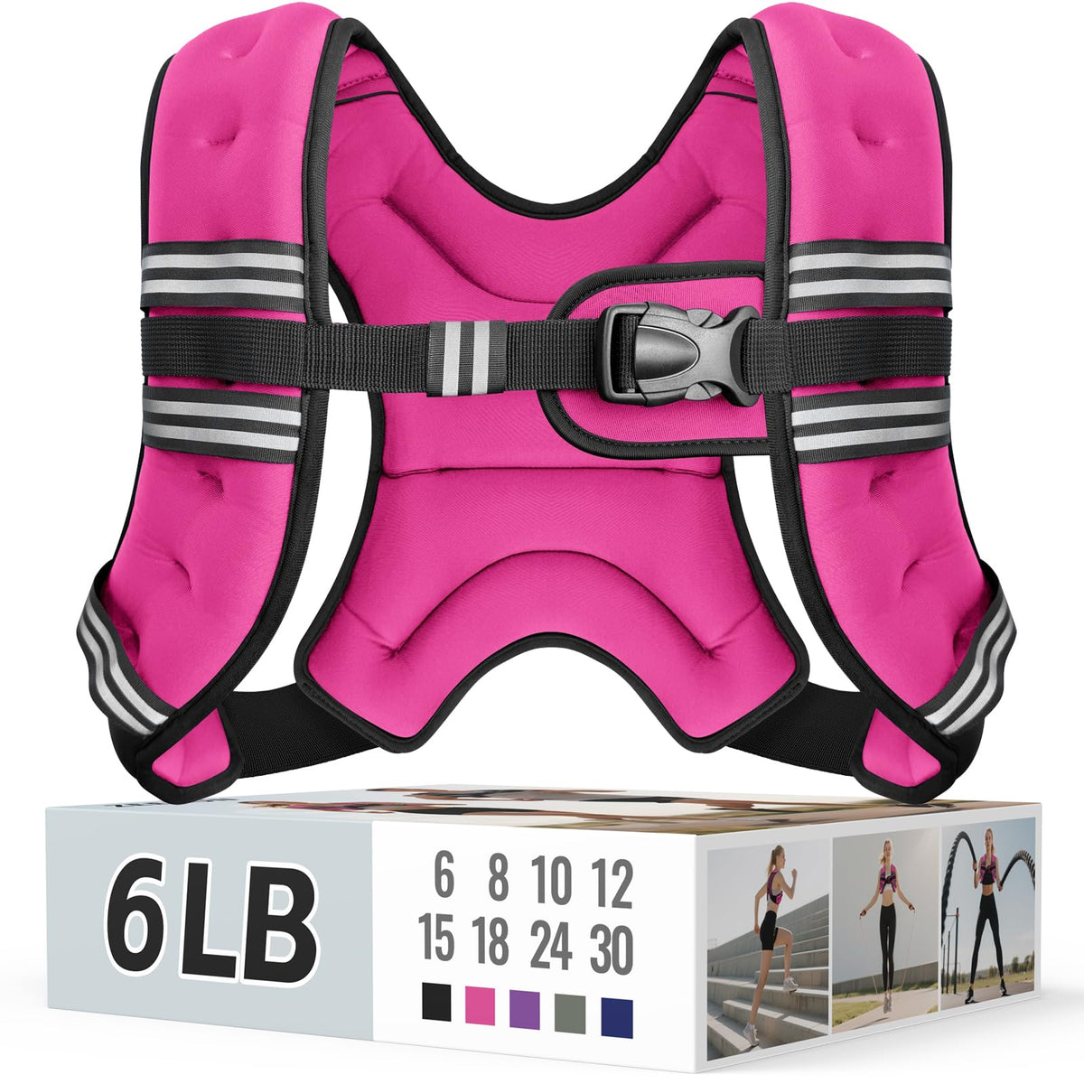Zeerun Weighted Vest — Adjustable 6–30 lb for Men & Women