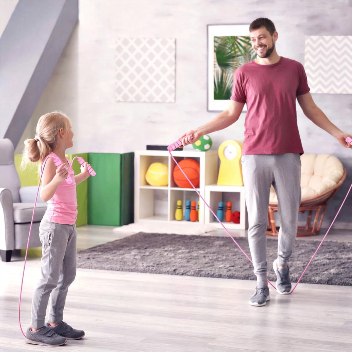 Speed Jump Rope with Ball Bearings — Adjustable, Tangle-Free