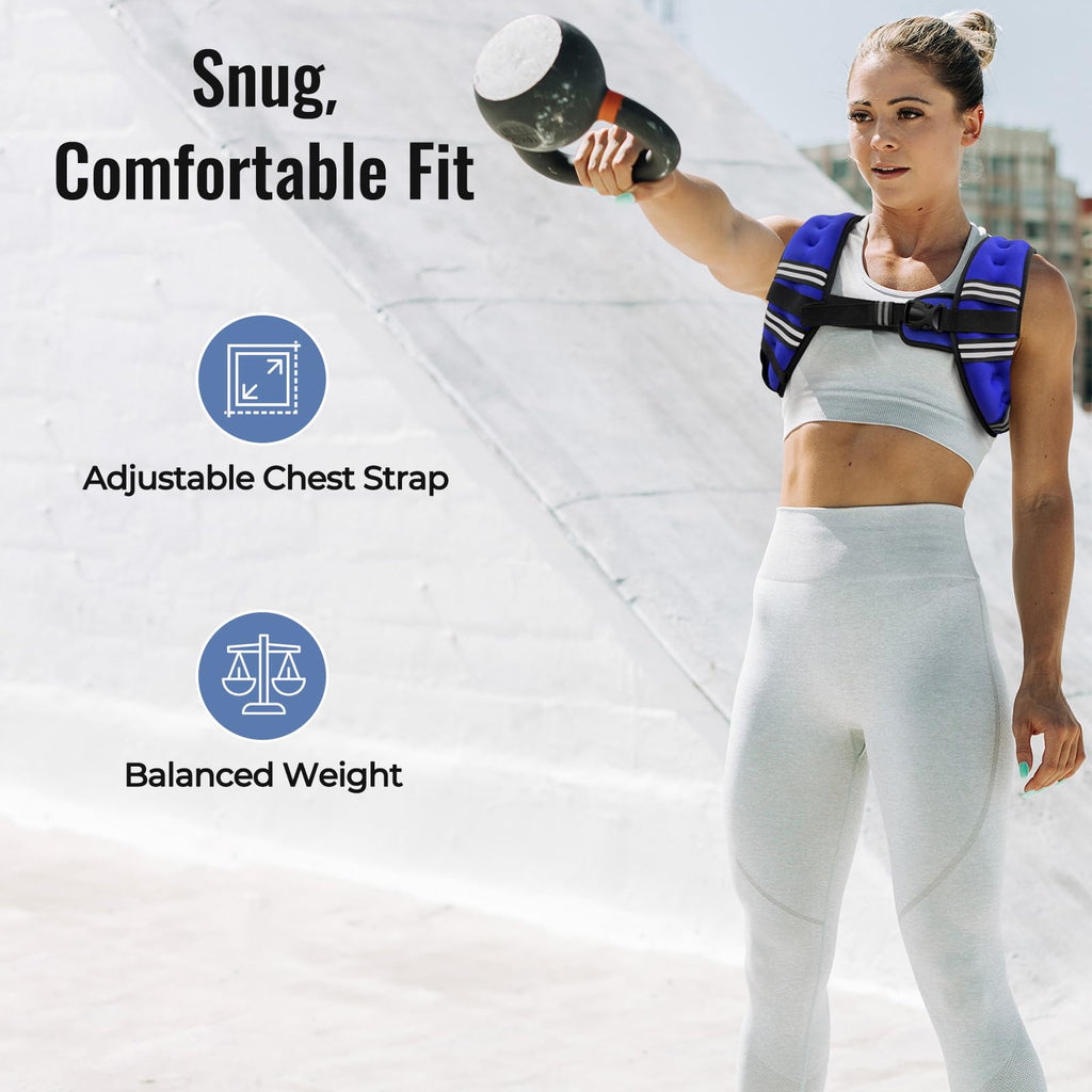 Zeerun Weighted Vest — Adjustable 6–30 lb for Men & Women
