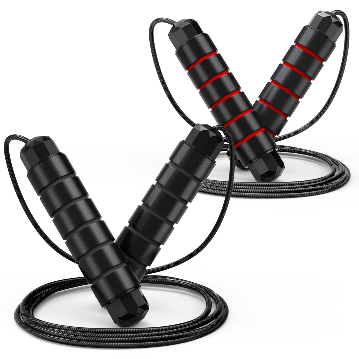 Speed Jump Rope with Ball Bearings — Adjustable, Tangle-Free