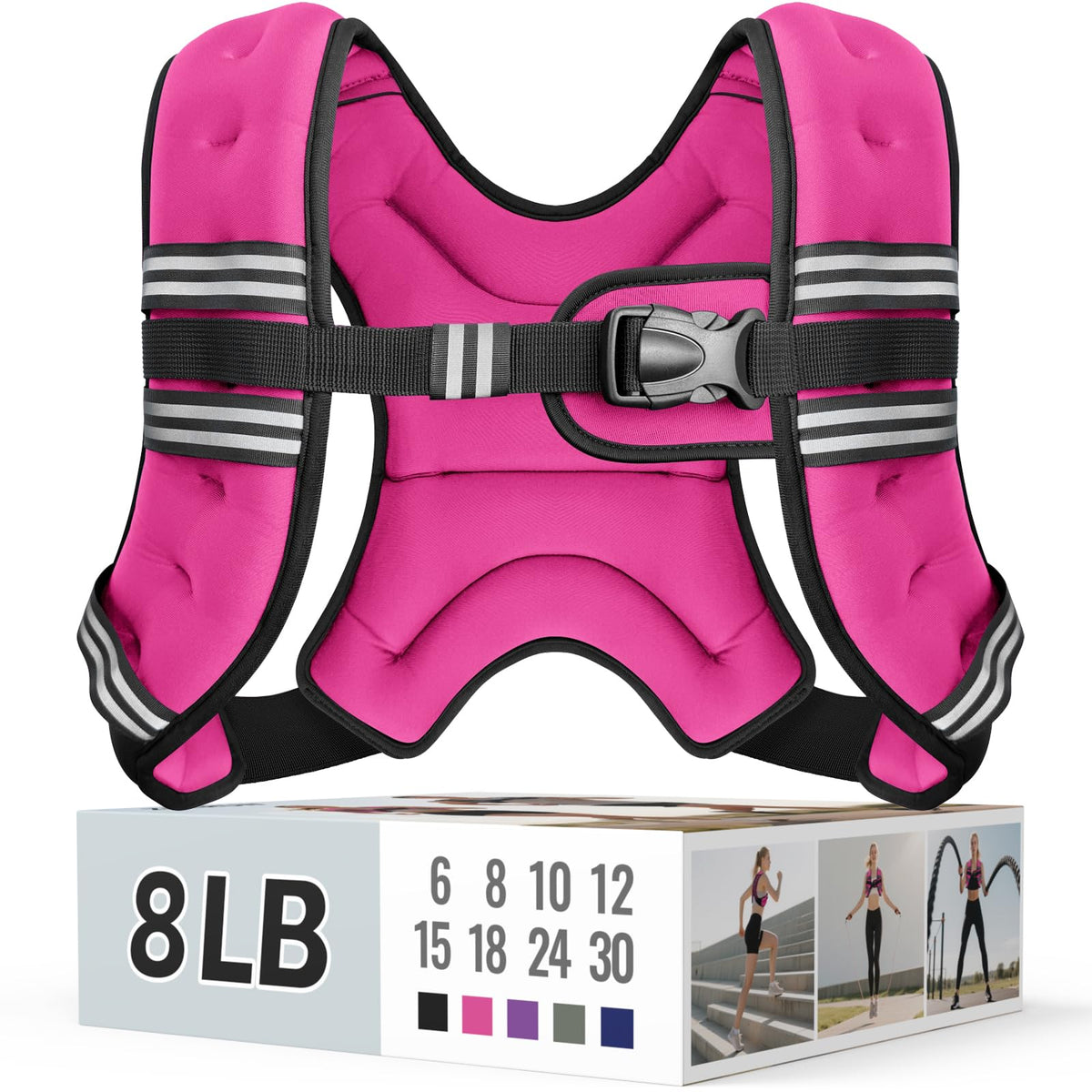 Zeerun Weighted Vest — Adjustable 6–30 lb for Men & Women