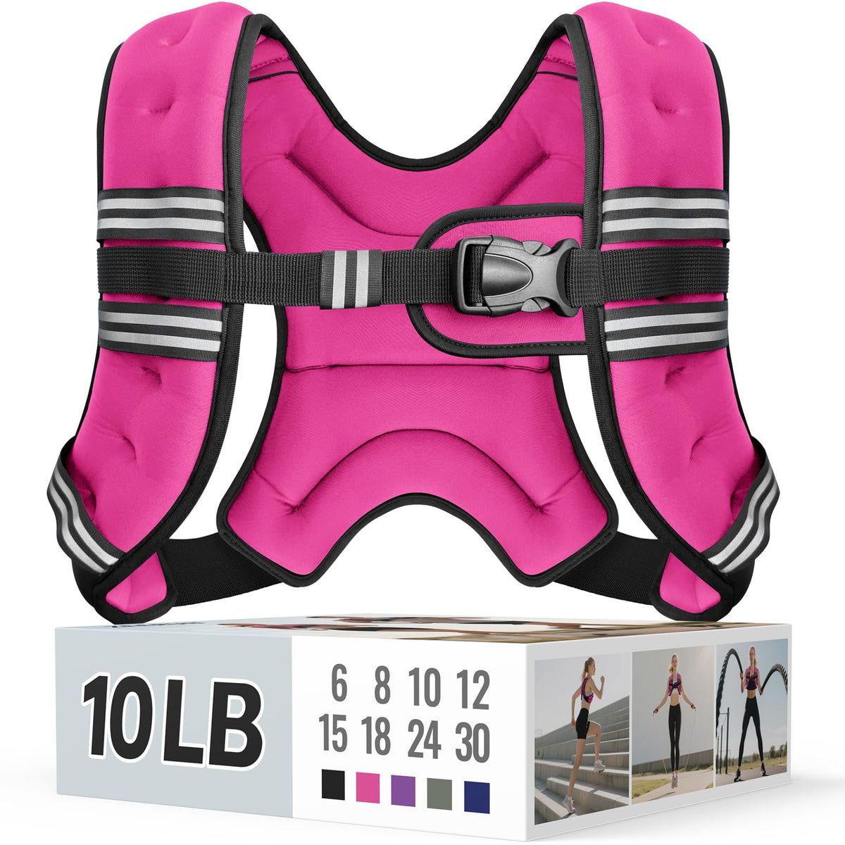 Zeerun Weighted Vest — Adjustable 6–30 lb for Men & Women
