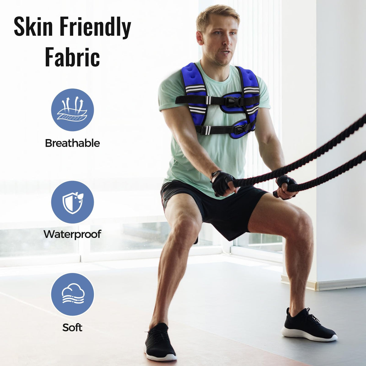 Zeerun Weighted Vest — Adjustable 6–30 lb for Men & Women