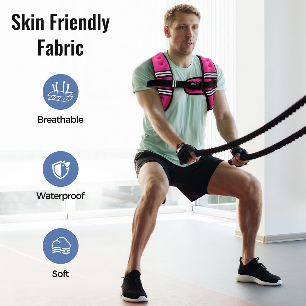 Zeerun Weighted Vest — Adjustable 6–30 lb for Men & Women