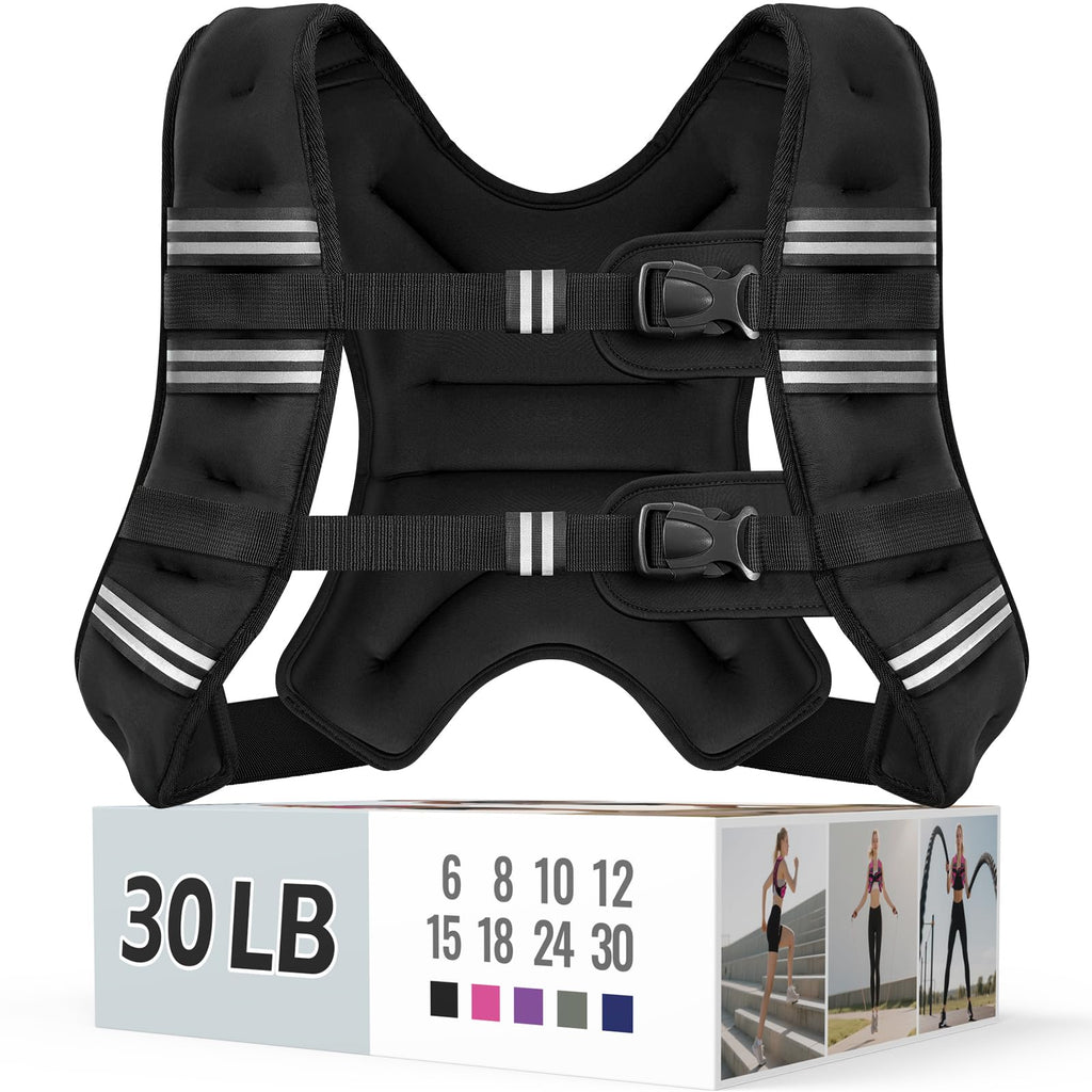 Zeerun Weighted Vest — Adjustable 6–30 lb for Men & Women