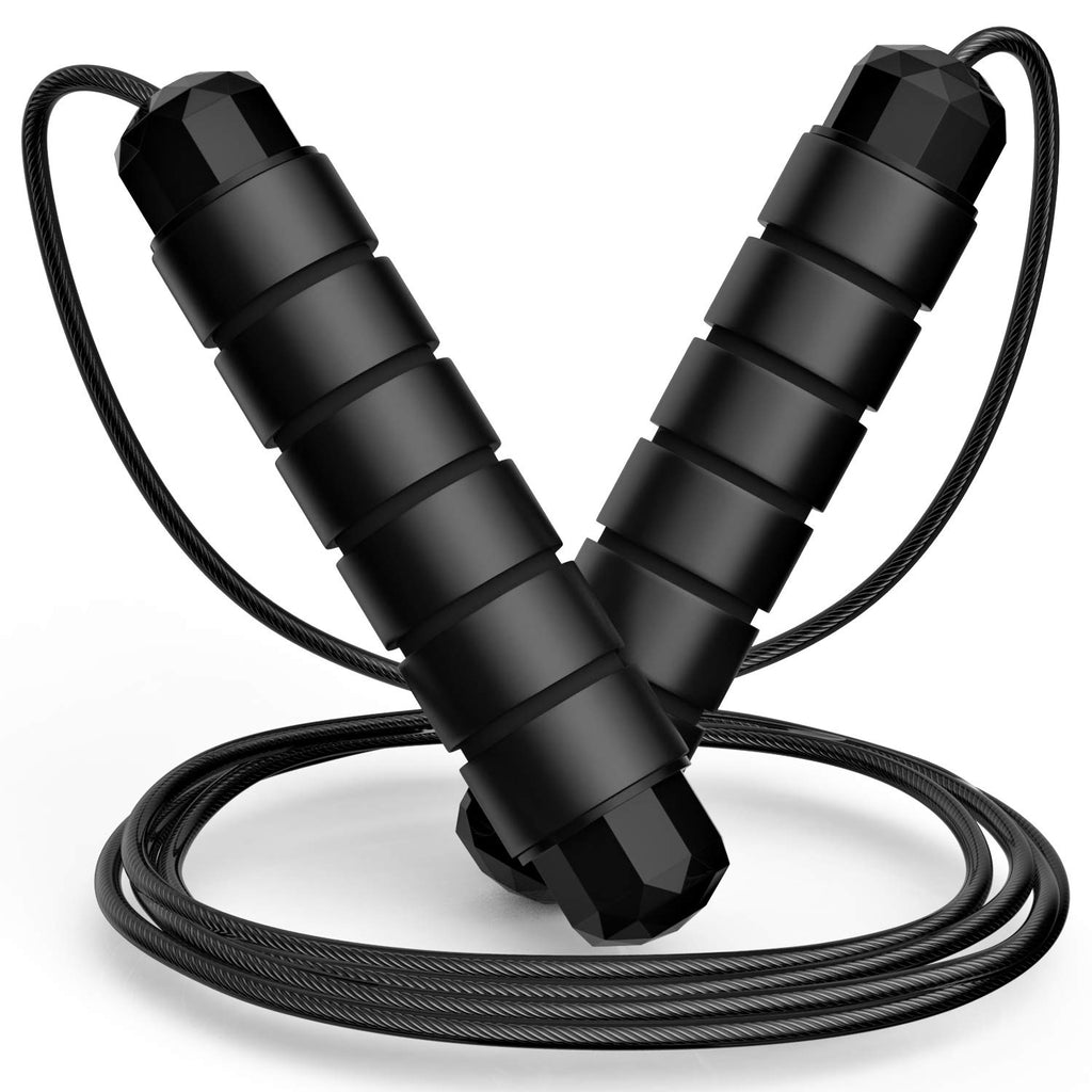 Speed Jump Rope with Ball Bearings — Adjustable, Tangle-Free