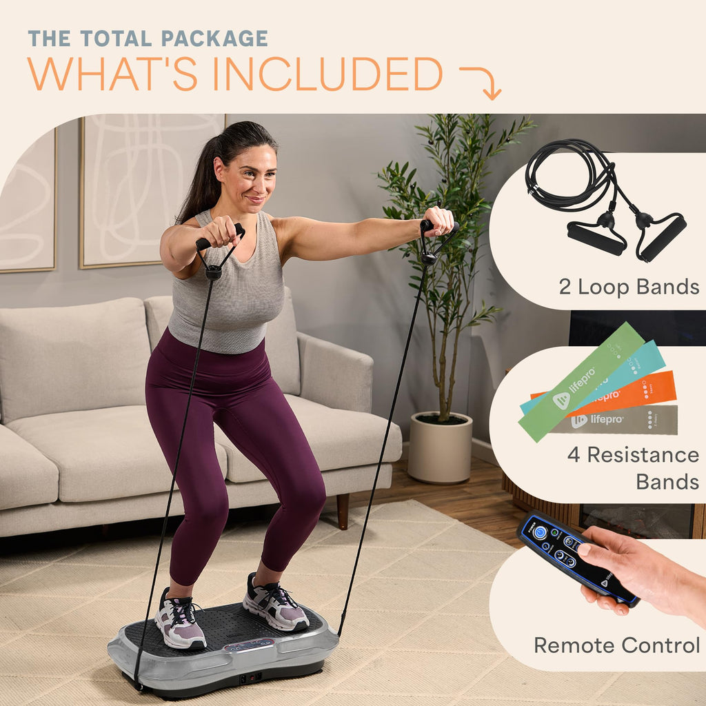Lifepro Waver Vibration Plate — Full-Body Workout Machine