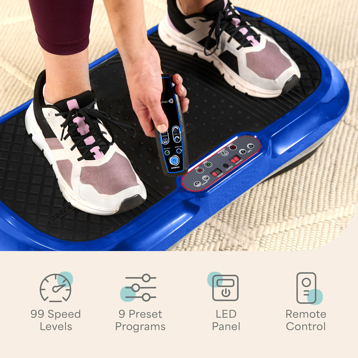 Lifepro Waver Vibration Plate — Full-Body Workout Machine