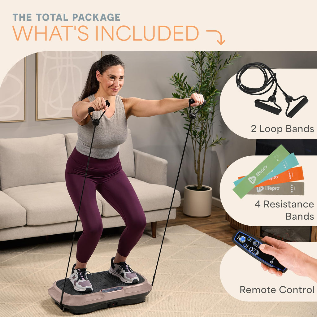 Lifepro Waver Vibration Plate — Full-Body Workout Machine