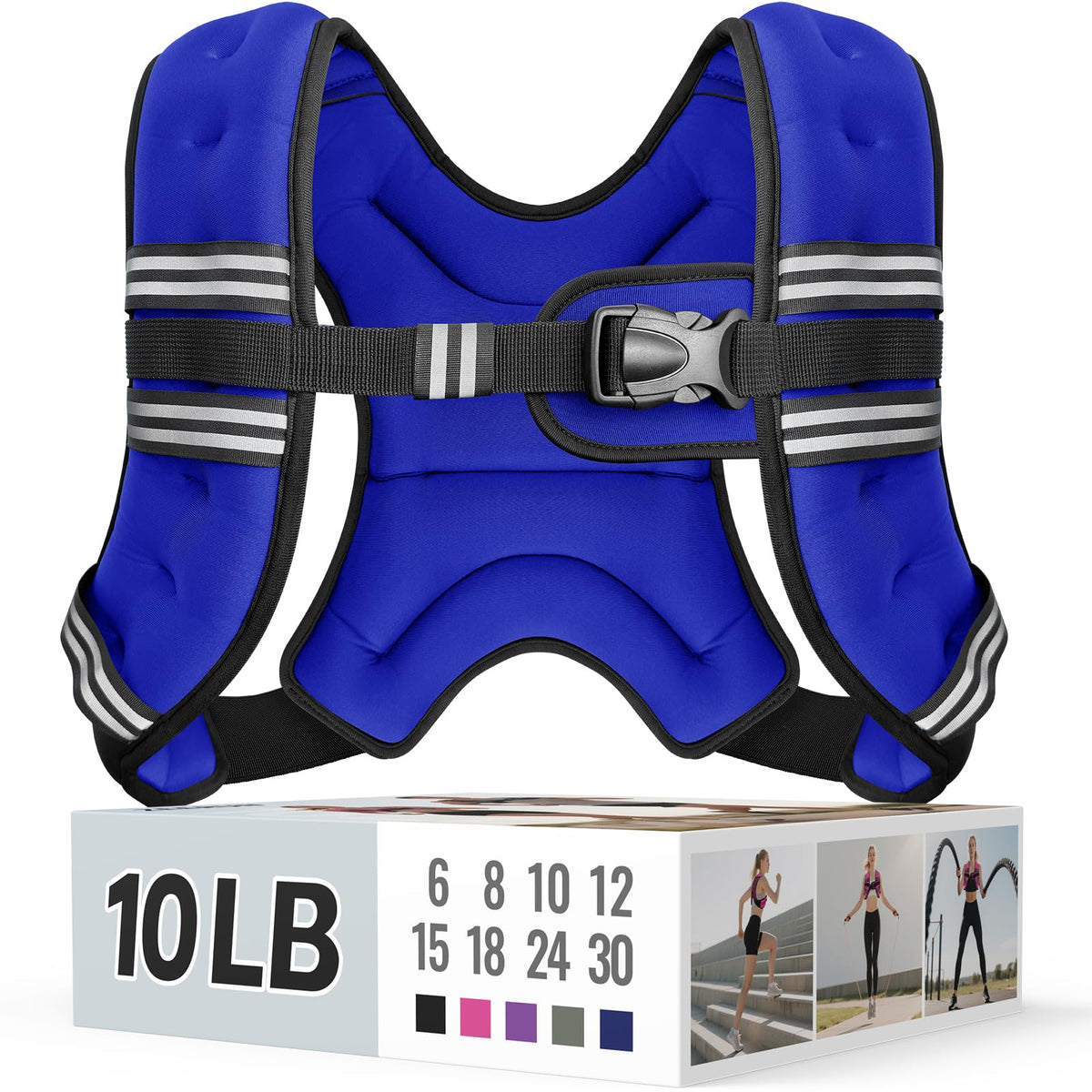 Zeerun Weighted Vest — Adjustable 6–30 lb for Men & Women