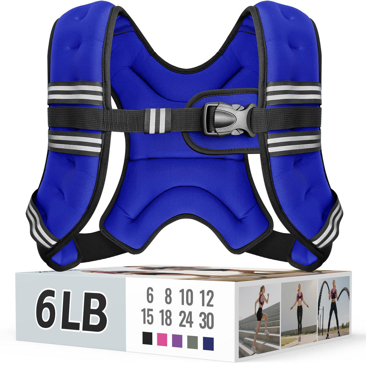 Zeerun Weighted Vest — Adjustable 6–30 lb for Men & Women