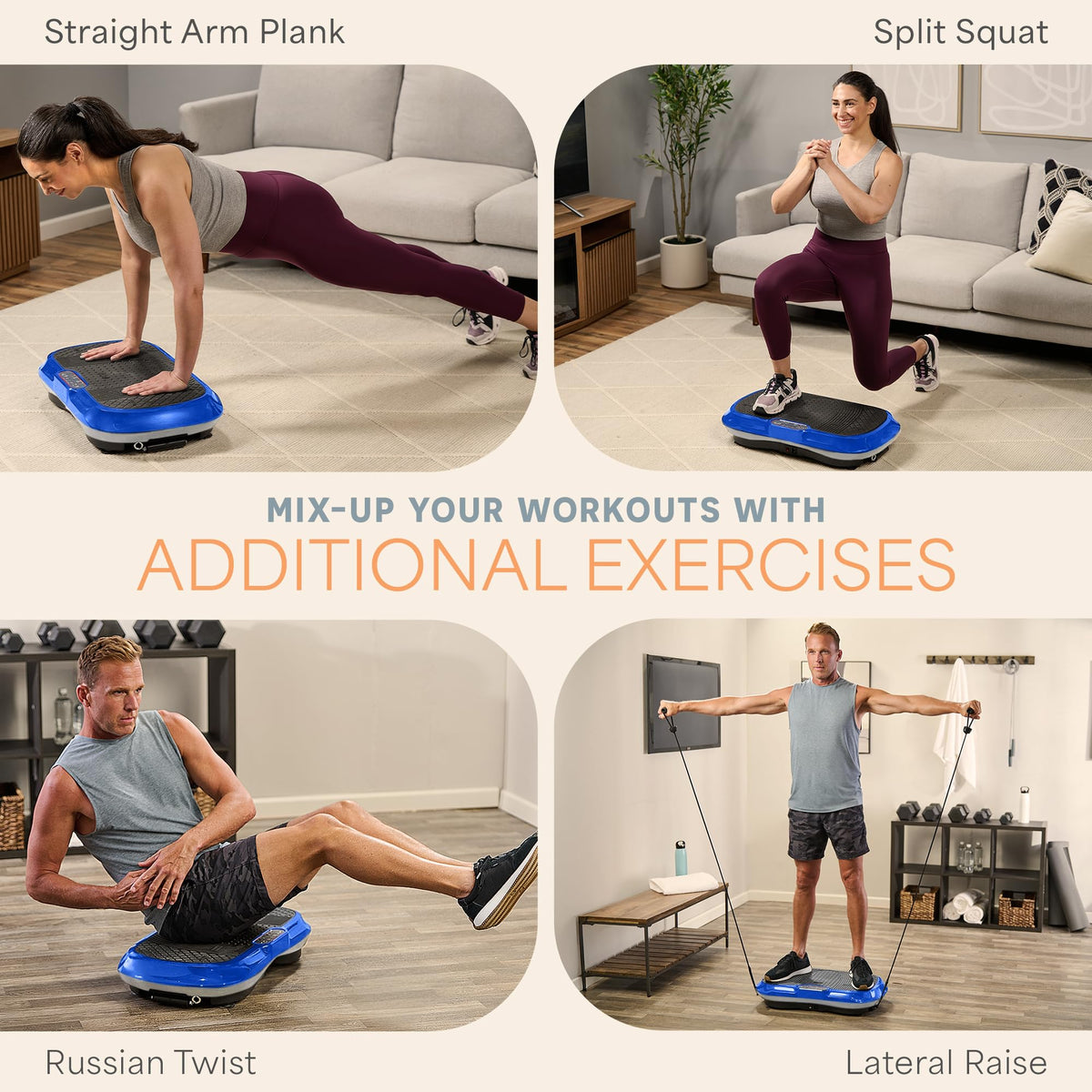 Lifepro Waver Vibration Plate — Full-Body Workout Machine