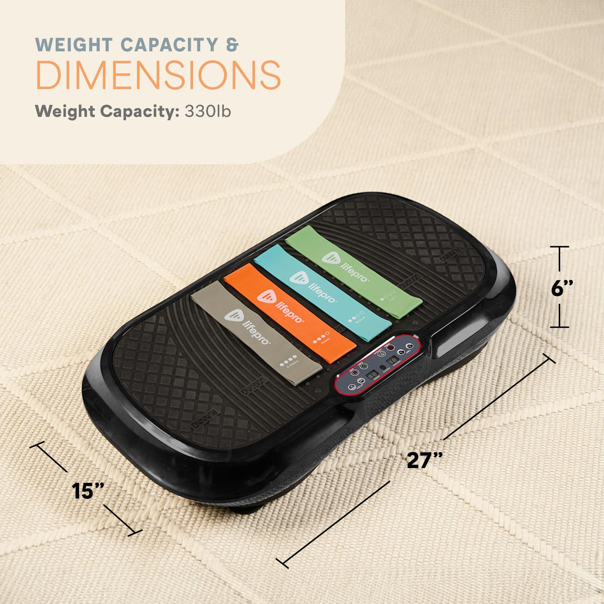 Lifepro Waver Vibration Plate — Full-Body Workout Machine