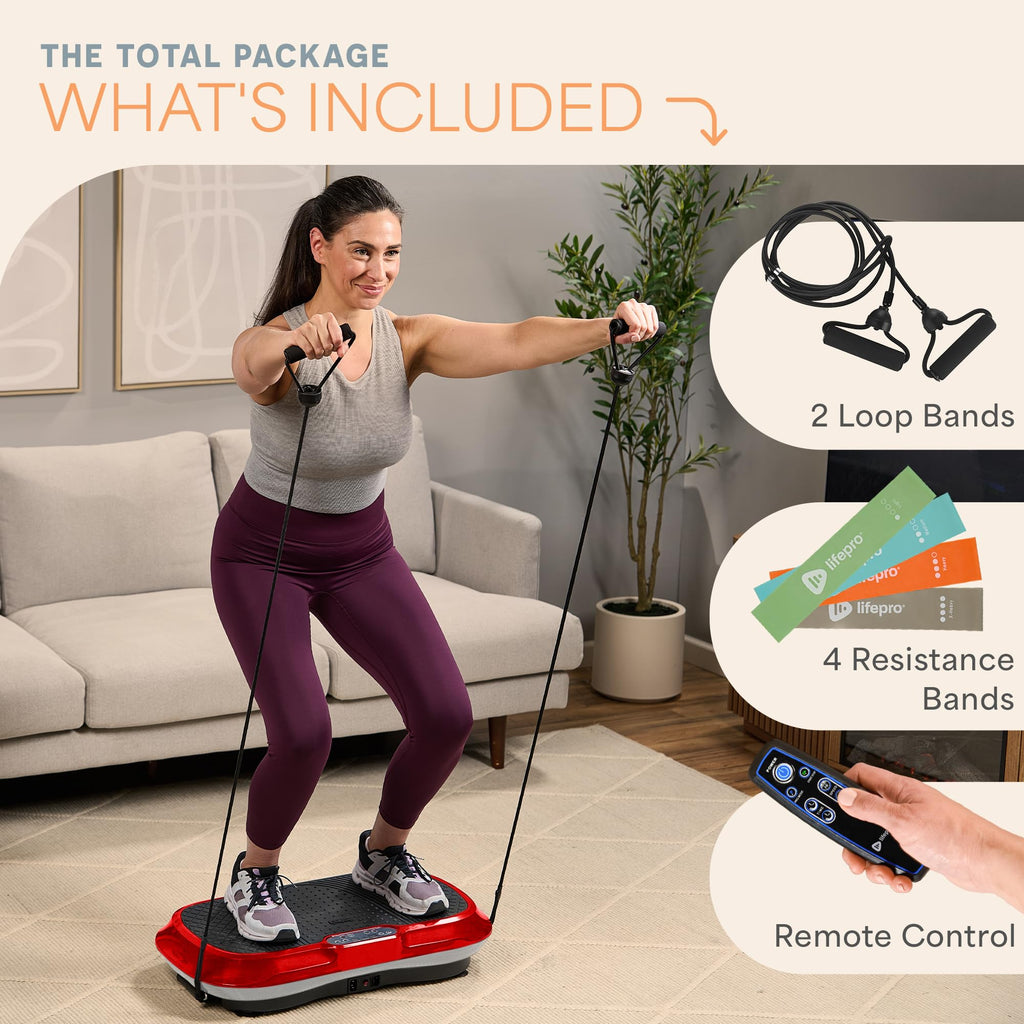 Lifepro Waver Vibration Plate — Full-Body Workout Machine