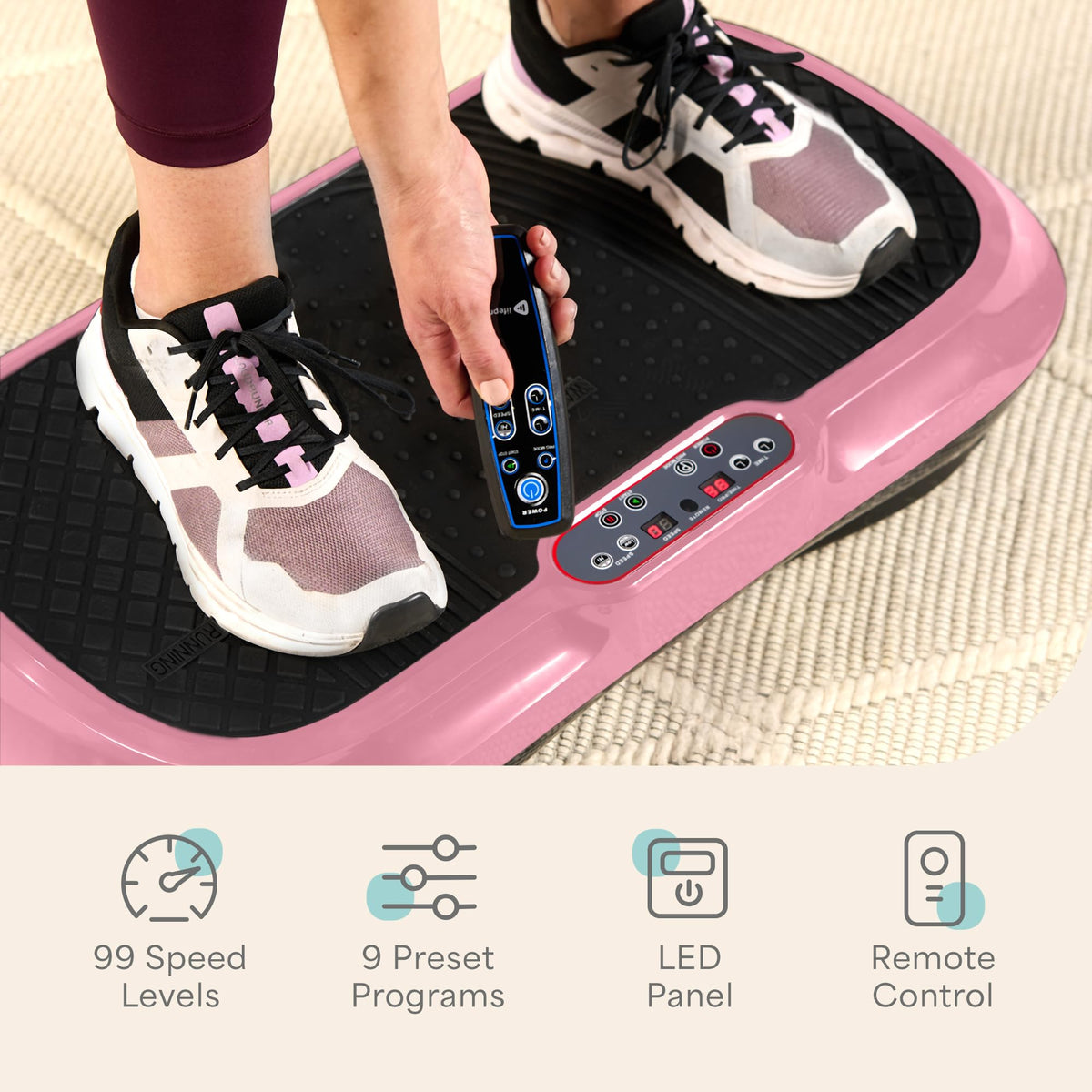 Lifepro Waver Vibration Plate — Full-Body Workout Machine
