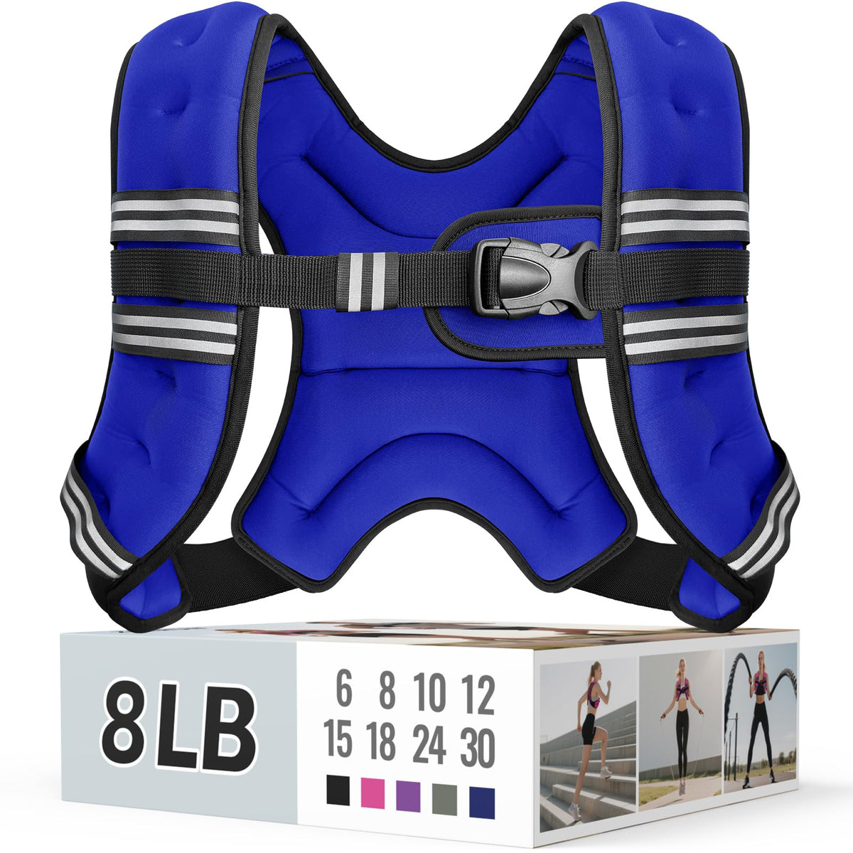 Zeerun Weighted Vest — Adjustable 6–30 lb for Men & Women