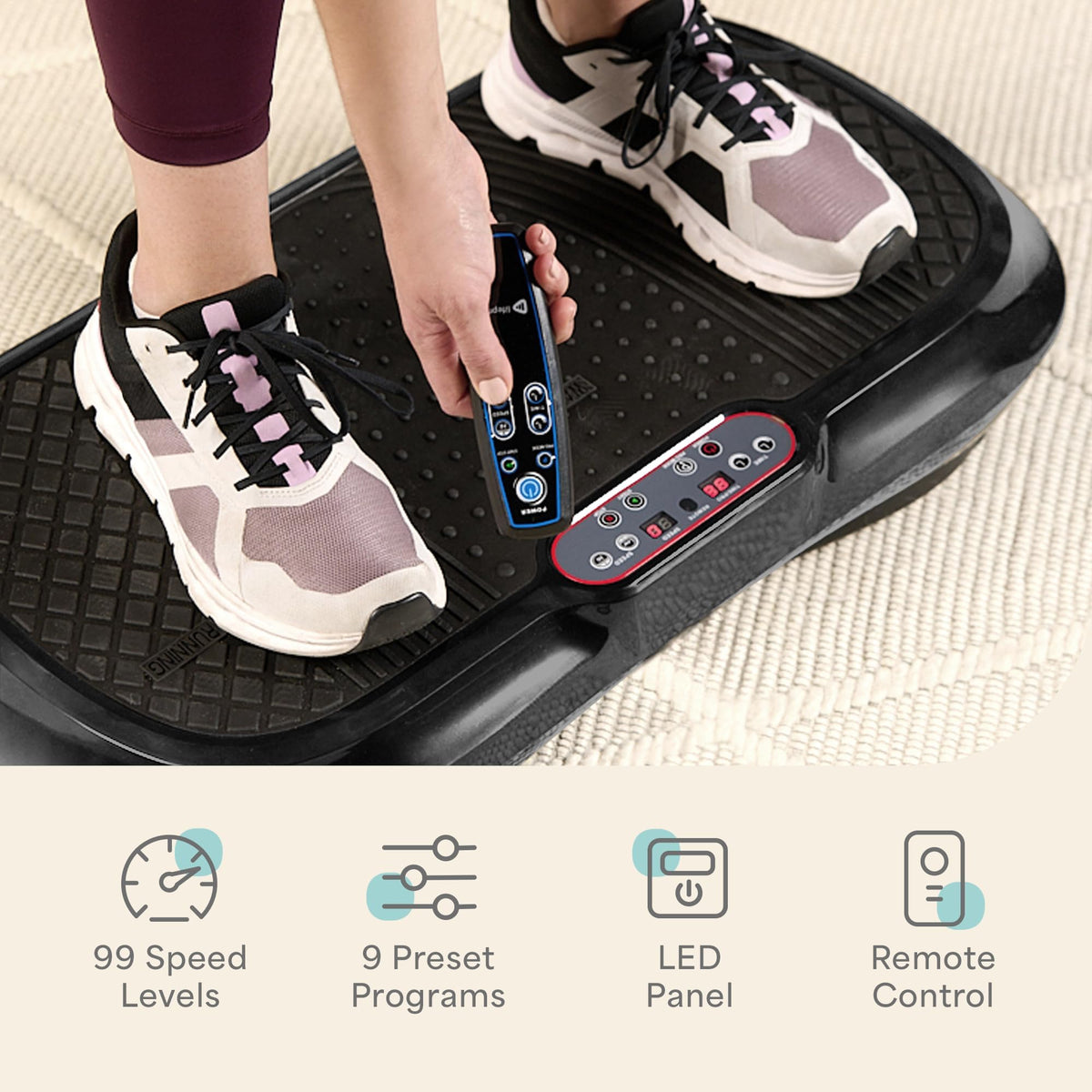 Lifepro Waver Vibration Plate — Full-Body Workout Machine