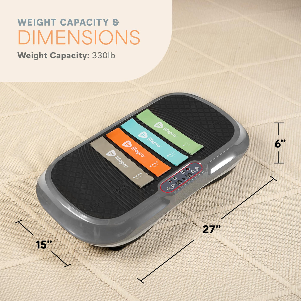 Lifepro Waver Vibration Plate — Full-Body Workout Machine