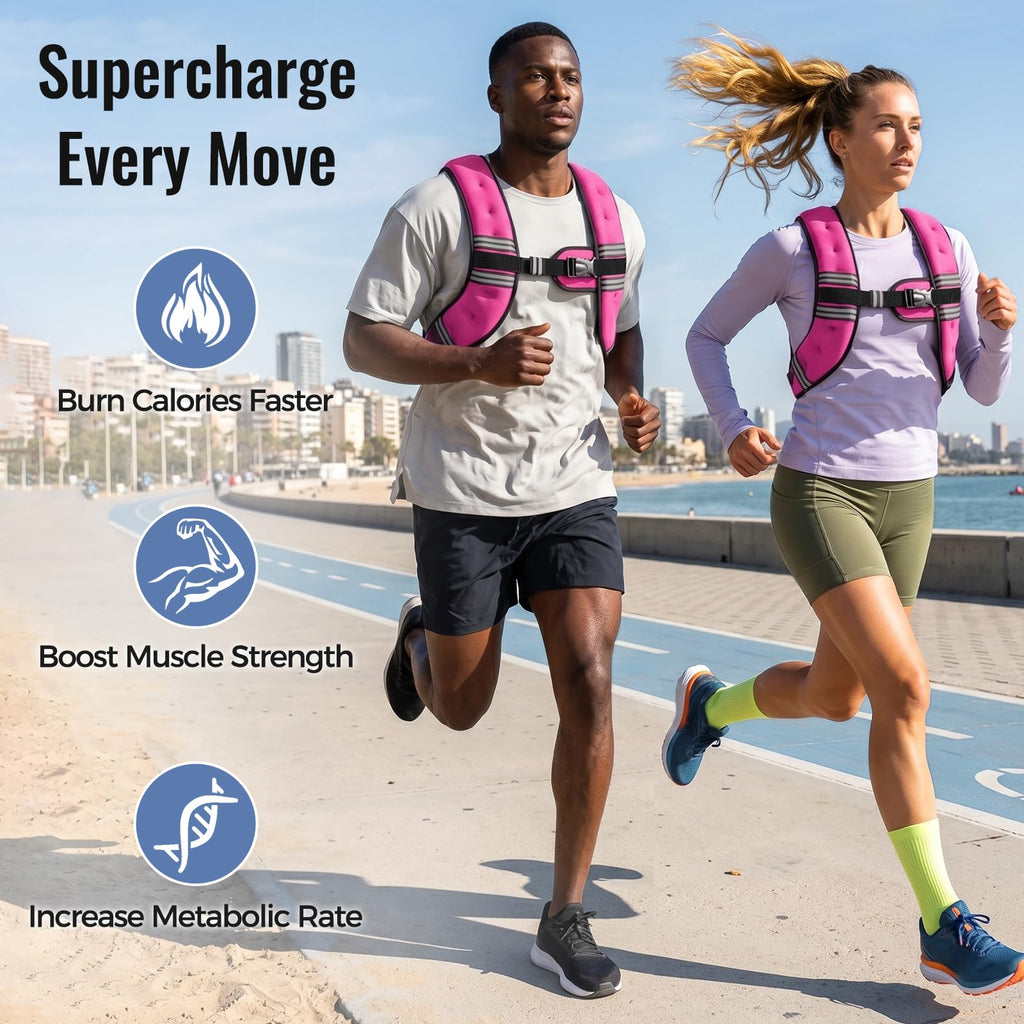 Zeerun Weighted Vest — Adjustable 6–30 lb for Men & Women
