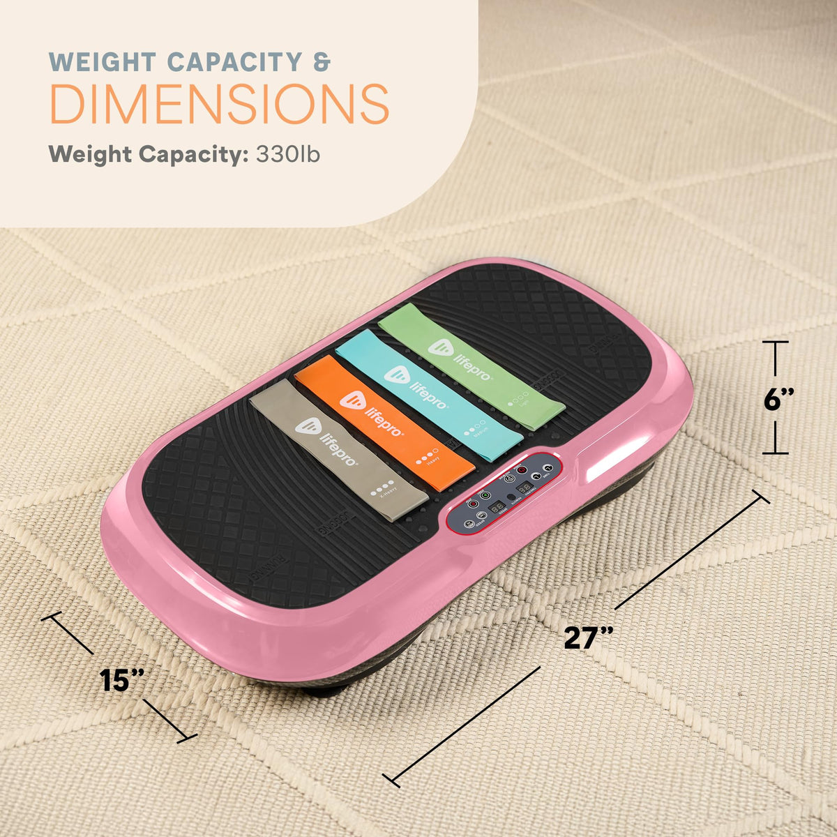 Lifepro Waver Vibration Plate — Full-Body Workout Machine