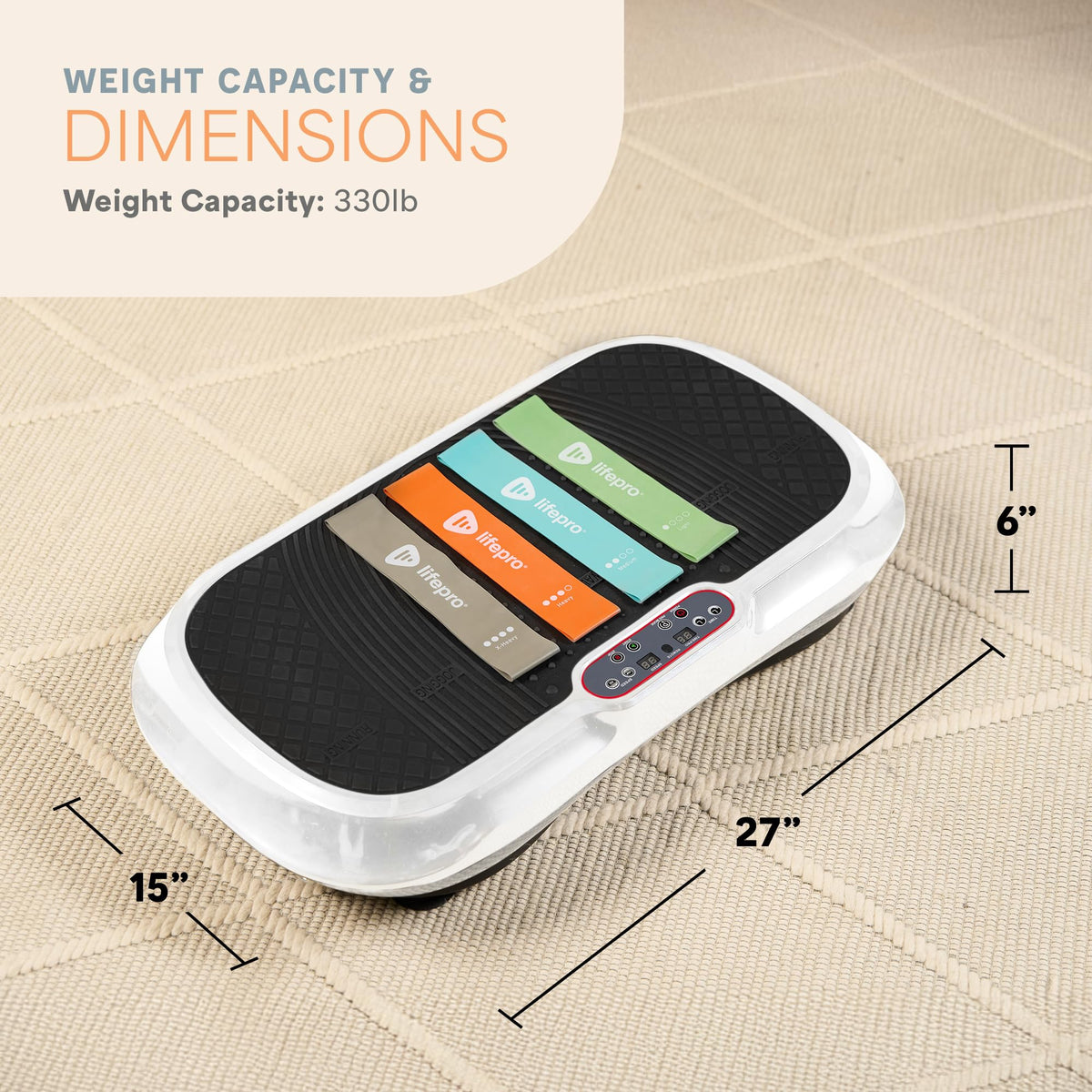 Lifepro Waver Vibration Plate — Full-Body Workout Machine