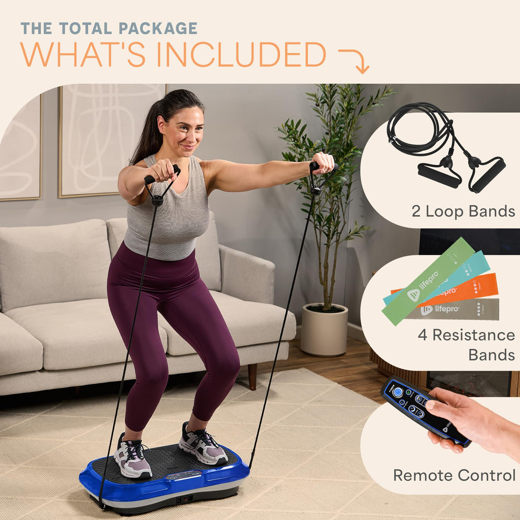 Lifepro Waver Vibration Plate — Full-Body Workout Machine