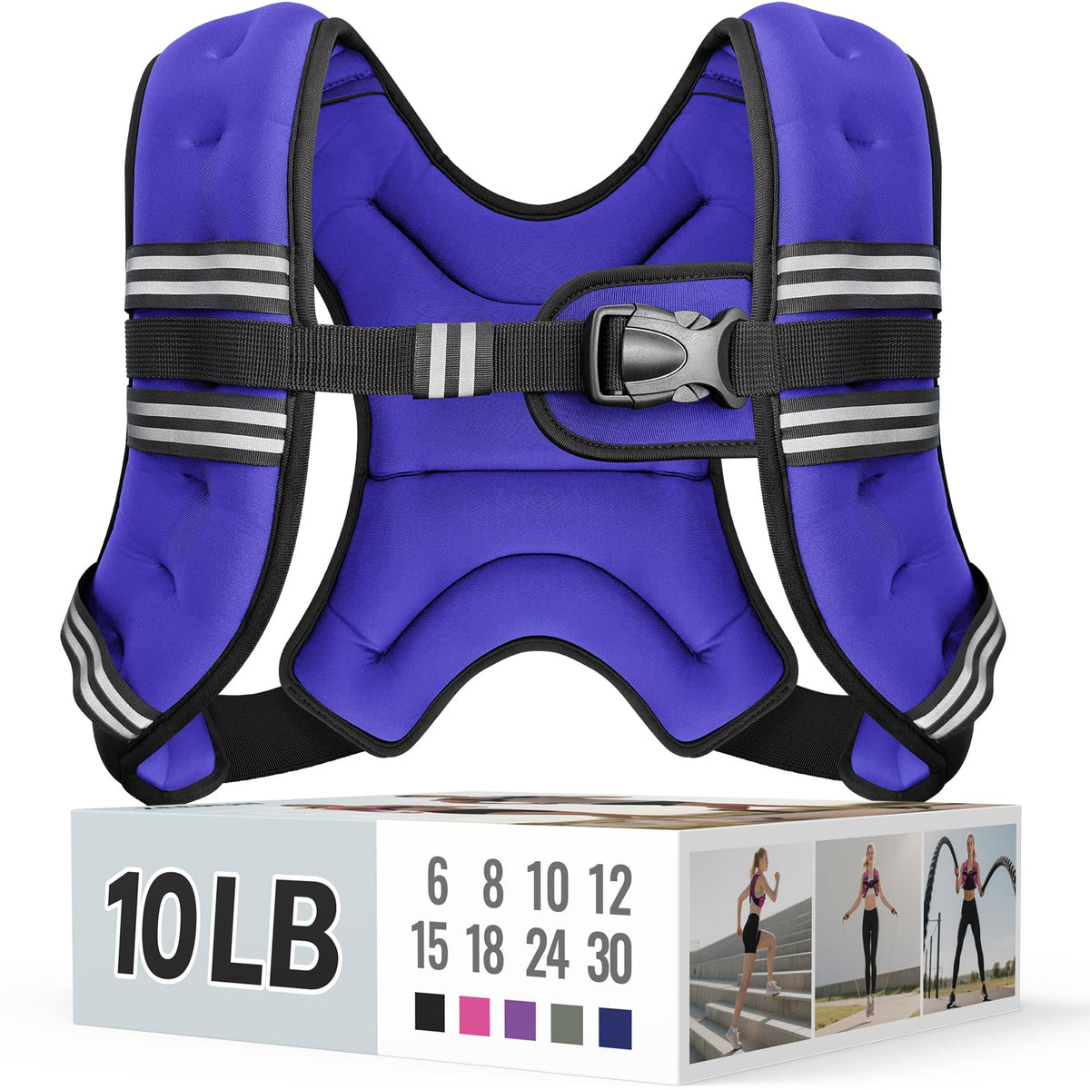 Zeerun Weighted Vest — Adjustable 6–30 lb for Men & Women