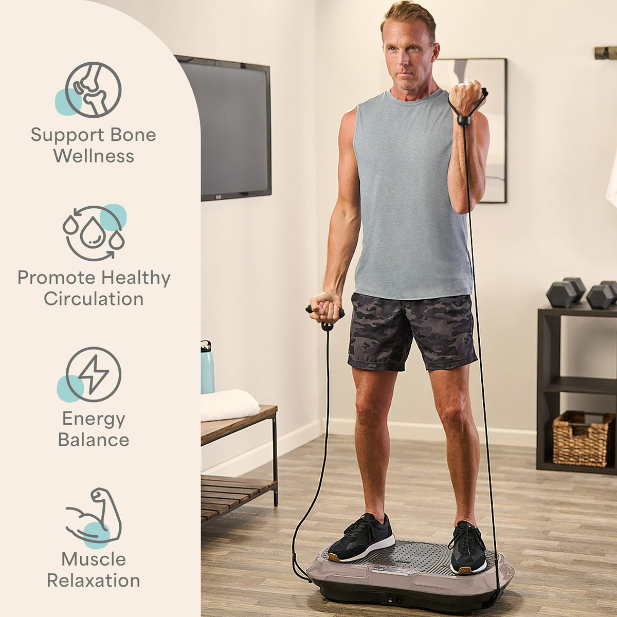 Lifepro Waver Vibration Plate — Full-Body Workout Machine