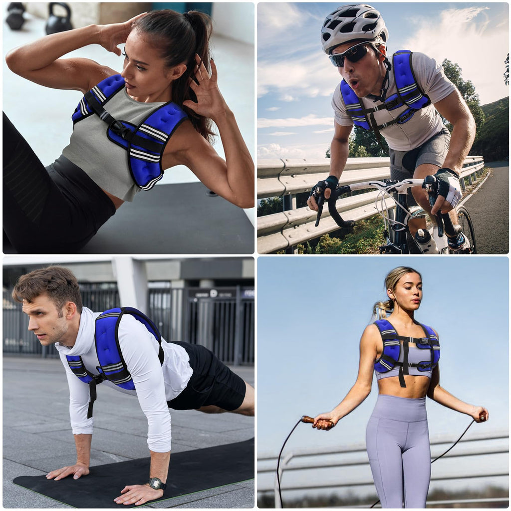 Zeerun Weighted Vest — Adjustable 6–30 lb for Men & Women