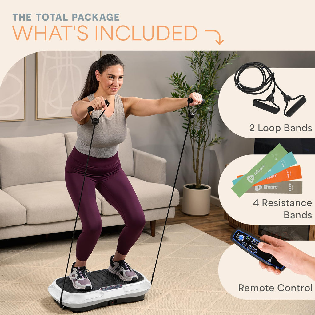 Lifepro Waver Vibration Plate — Full-Body Workout Machine