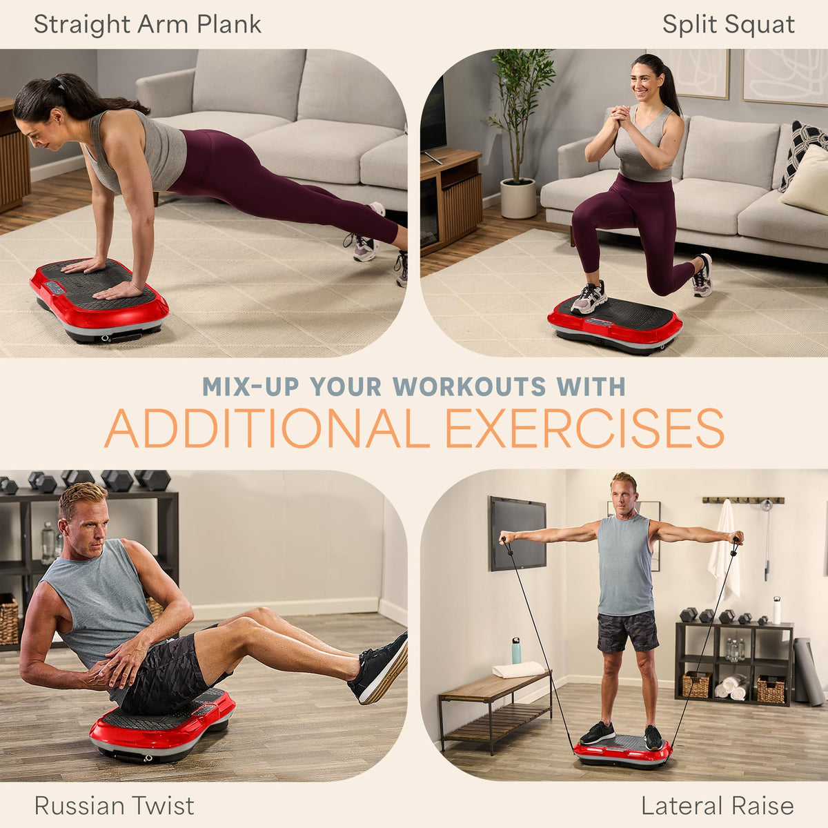 Lifepro Waver Vibration Plate — Full-Body Workout Machine