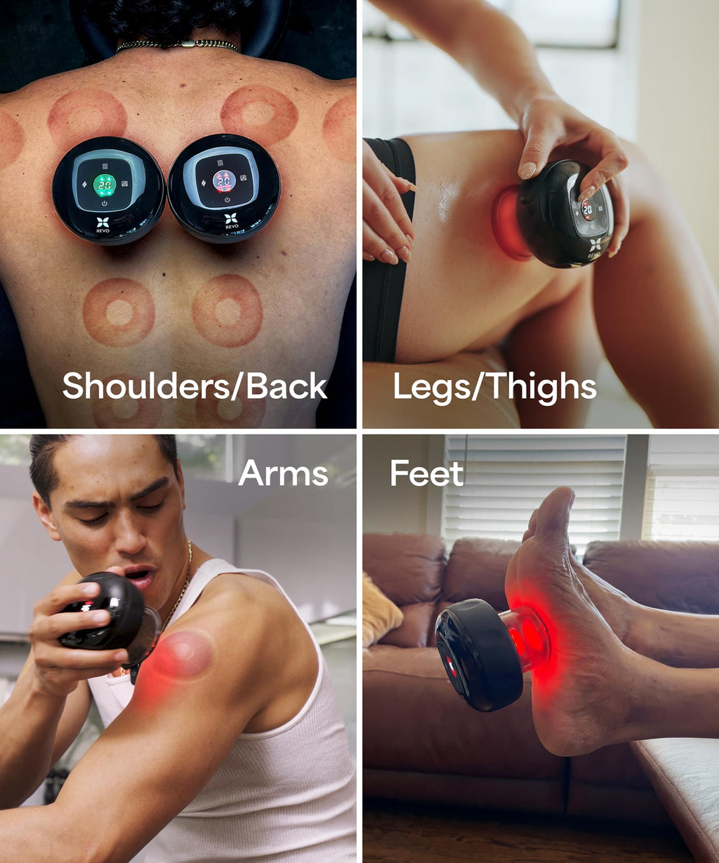 REVO 4-in-1 Smart Cupping Massager