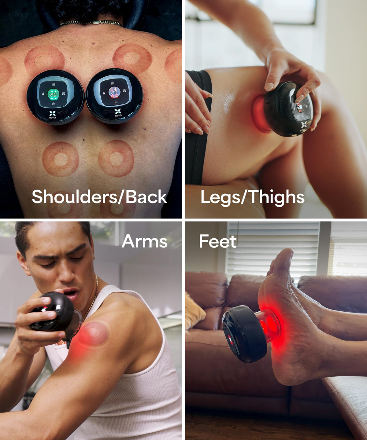 REVO 4-in-1 Smart Cupping Massager