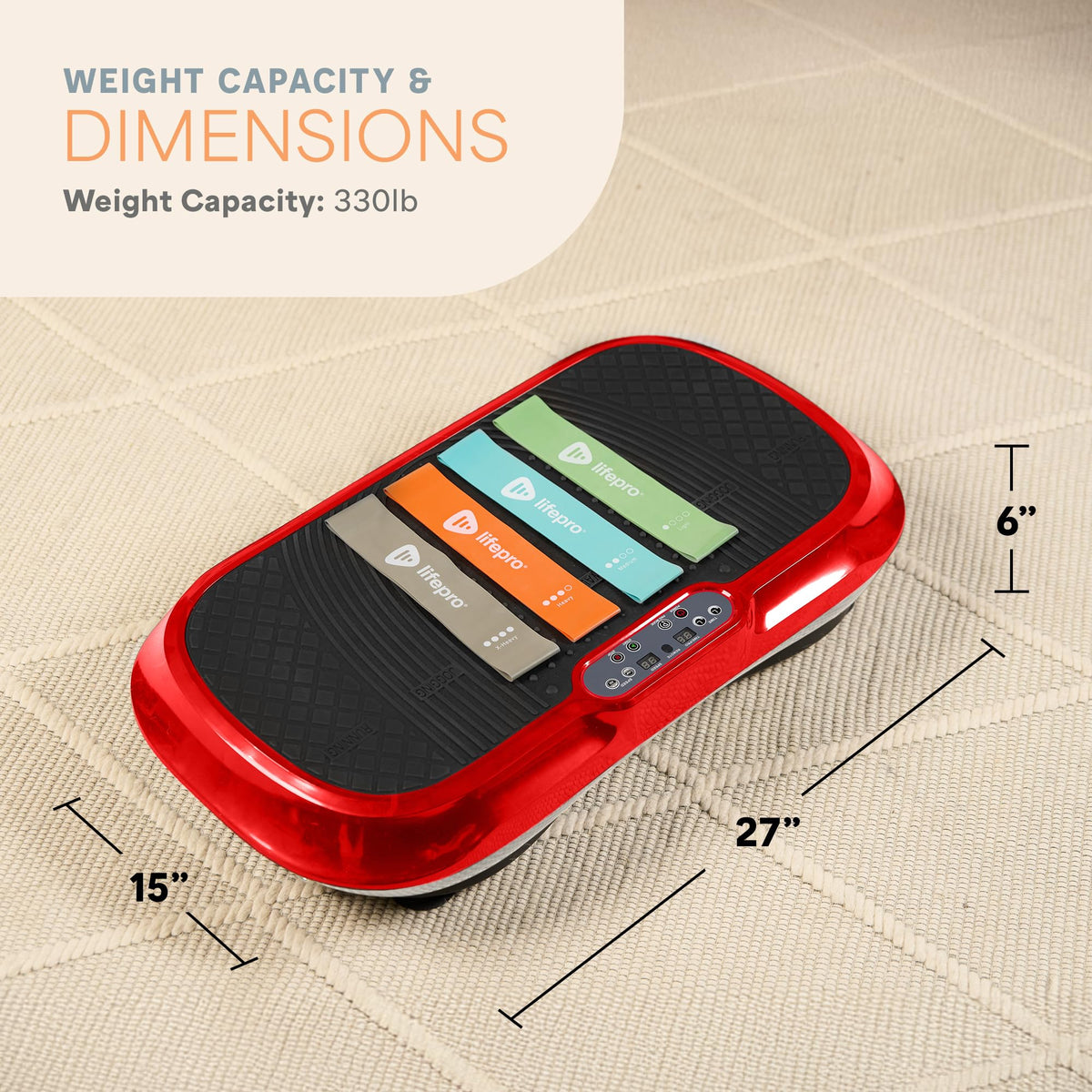 Lifepro Waver Vibration Plate — Full-Body Workout Machine
