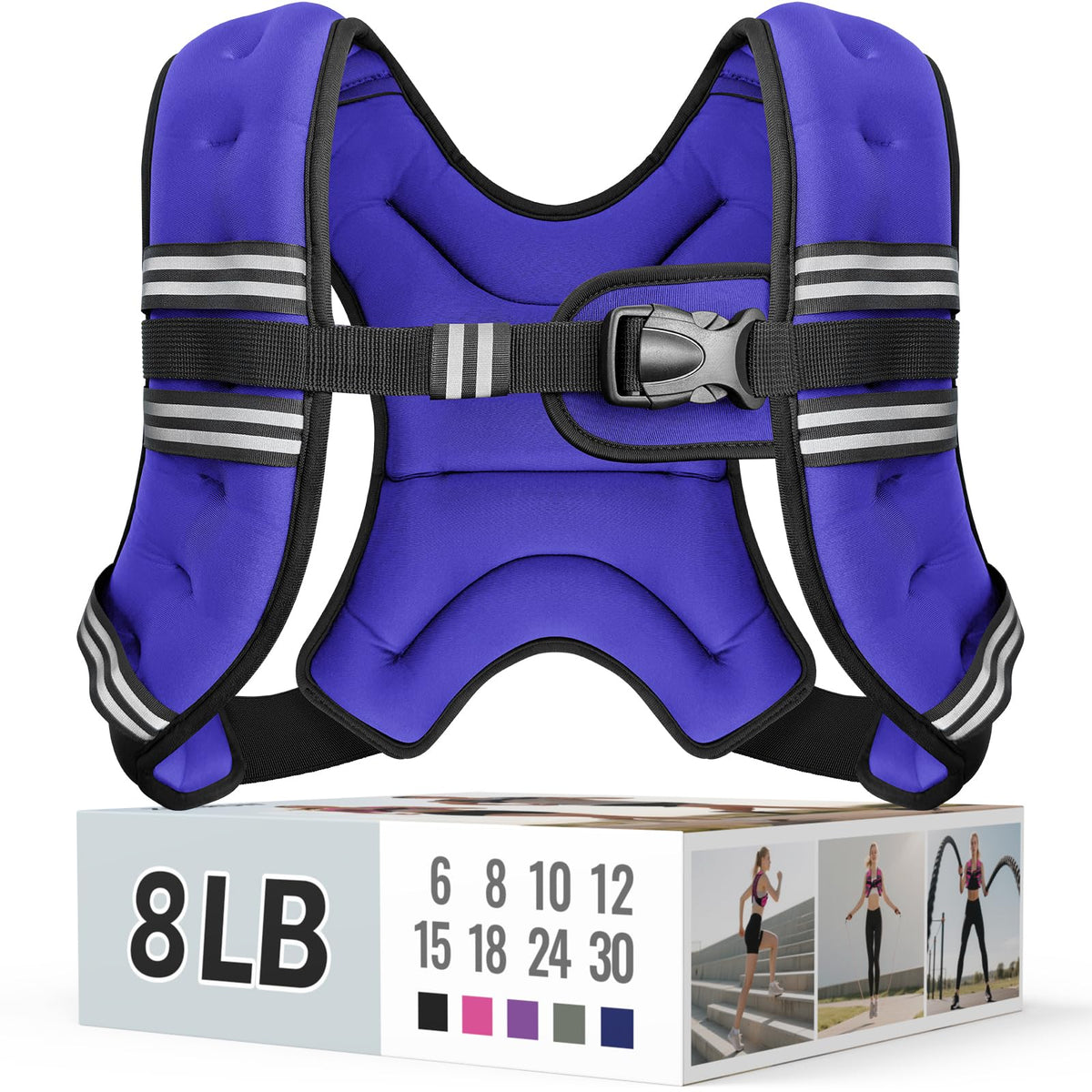 Zeerun Weighted Vest — Adjustable 6–30 lb for Men & Women