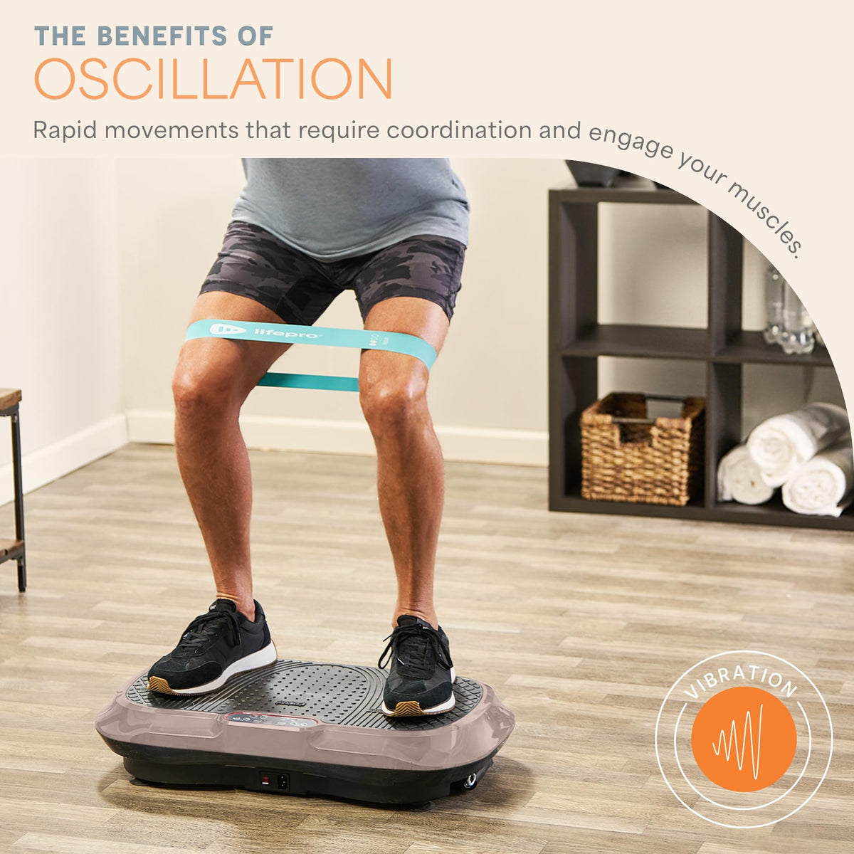 Lifepro Waver Vibration Plate — Full-Body Workout Machine