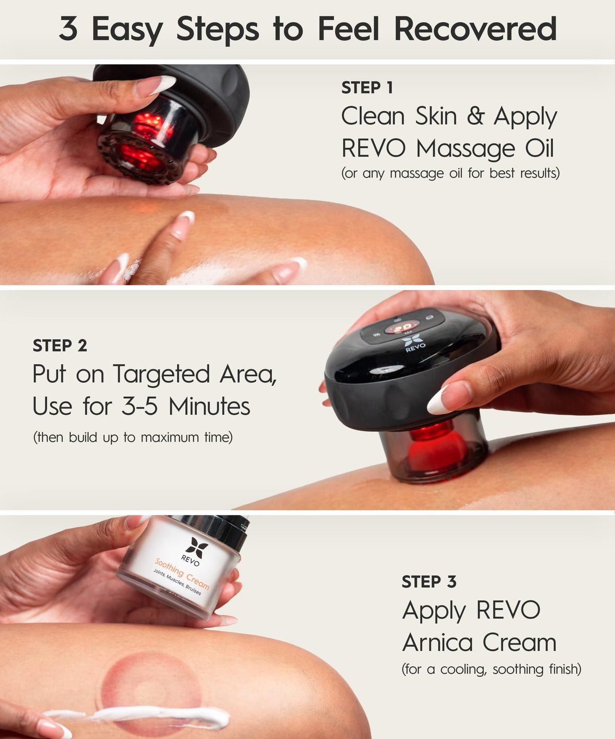 REVO 4-in-1 Smart Cupping Massager