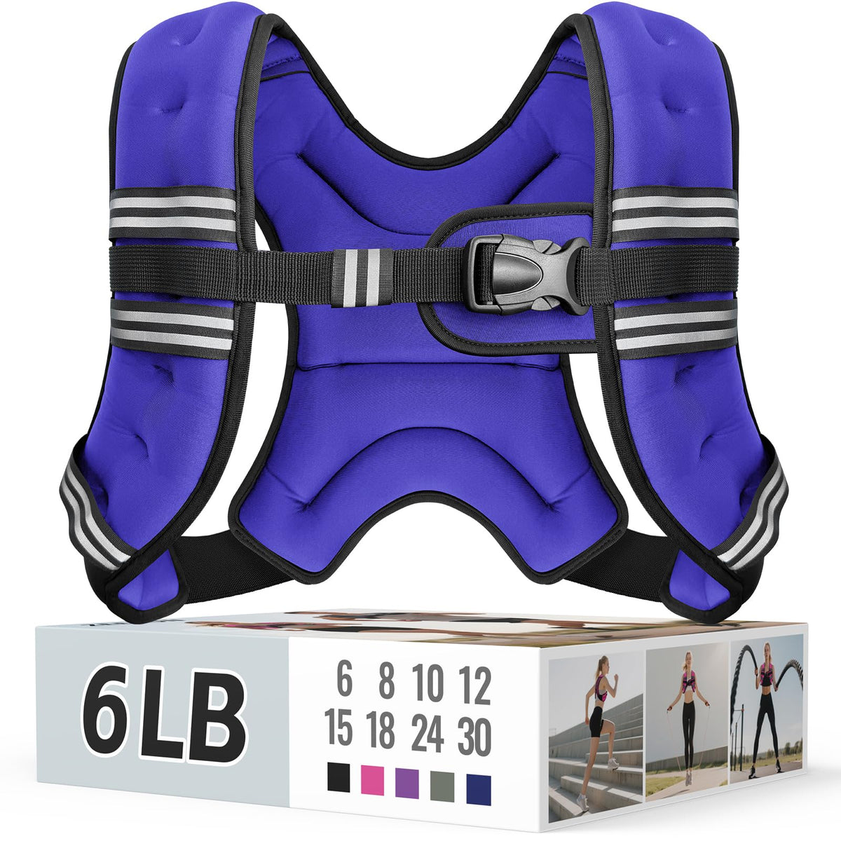 Zeerun Weighted Vest — Adjustable 6–30 lb for Men & Women